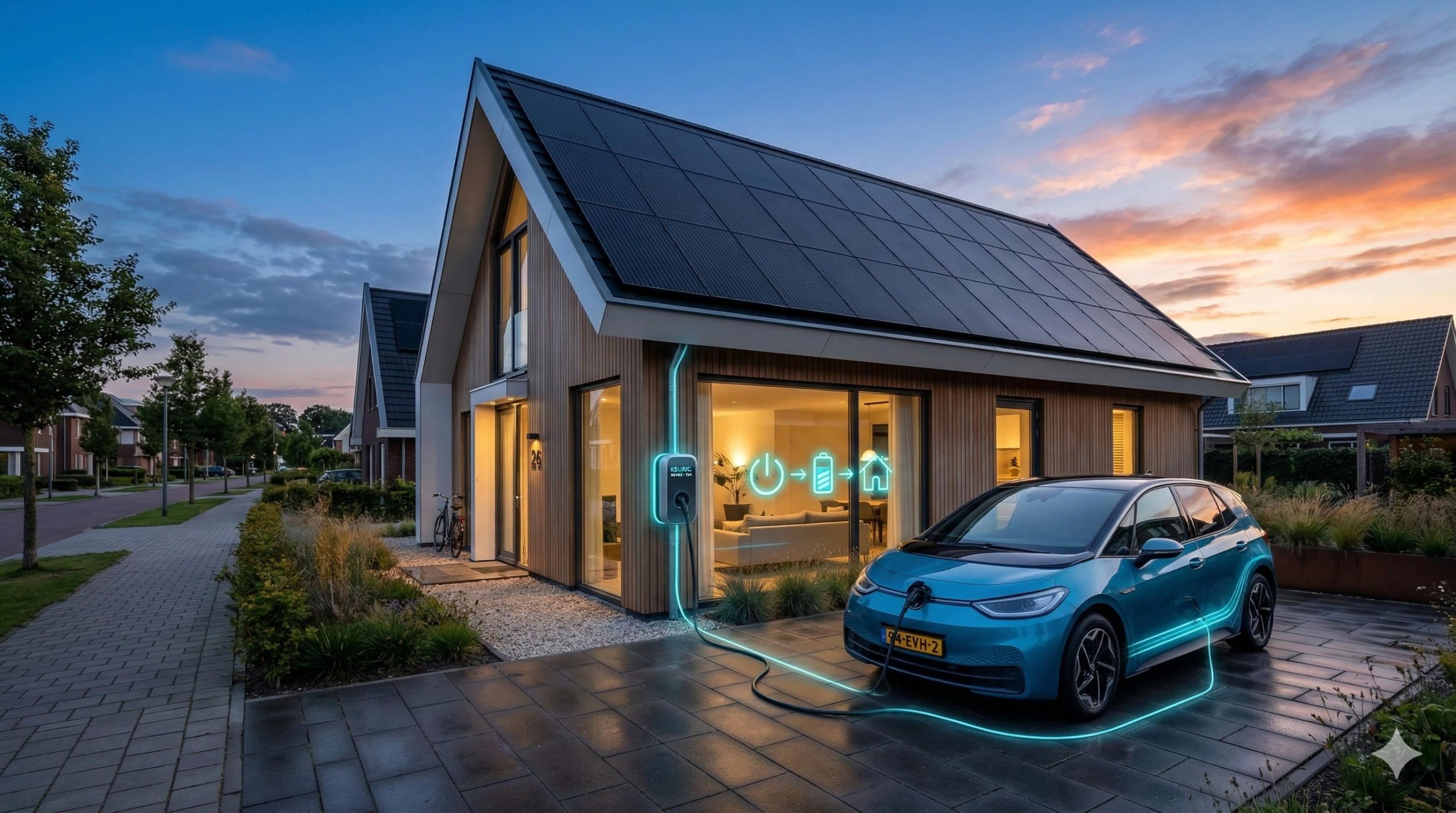 V2H met zonnepanelen